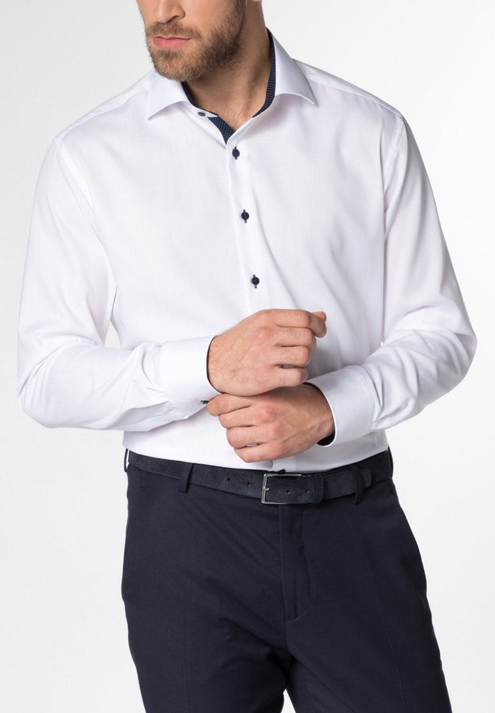 ETERNA LANGARM HEMD MODERN FIT PINPOINT