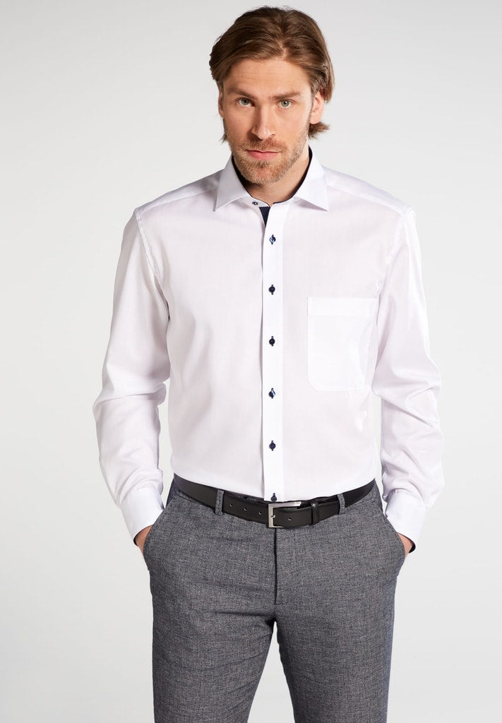 ETERNA LANGARM HEMD COMFORT FIT PINPOINT