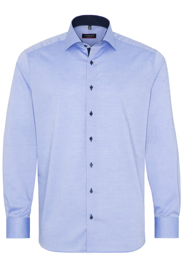 ETERNA LANGARM HEMD MODERN FIT PINPOINT