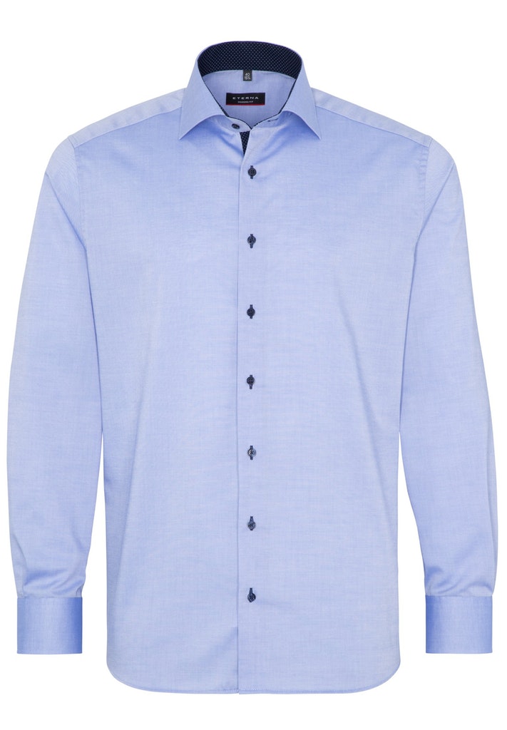 ETERNA LANGARM HEMD MODERN FIT PINPOINT