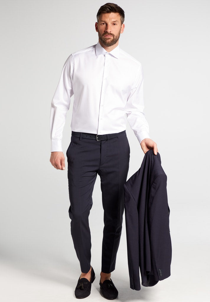 ETERNA LANGARM HEMD MODERN FIT COVER SHIRT TWILL