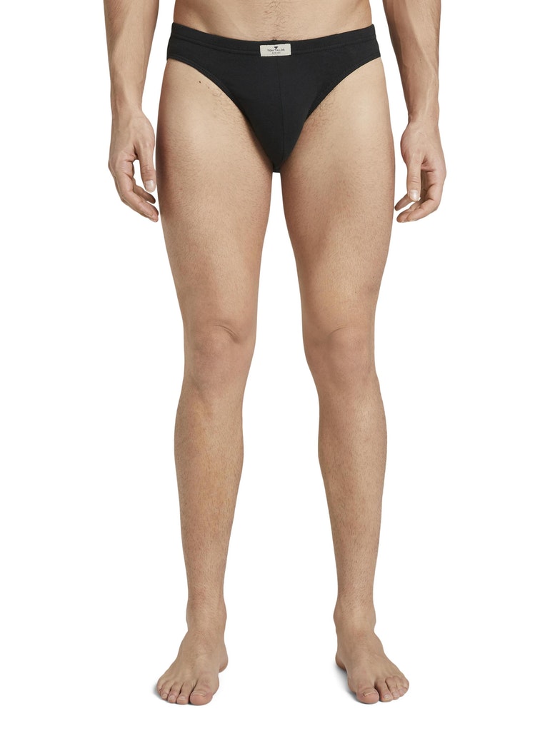 Mini Slip 7er-Pack, schwarz-dunkel-uni