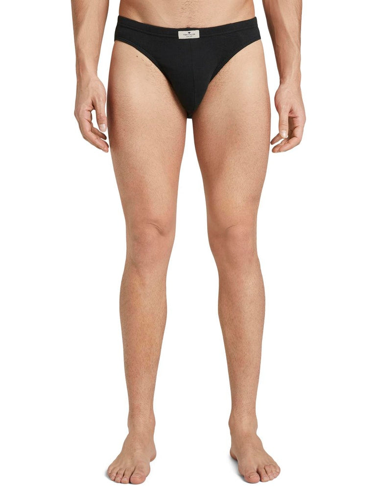 Mini Slip 7er-Pack, schwarz-dunkel-uni