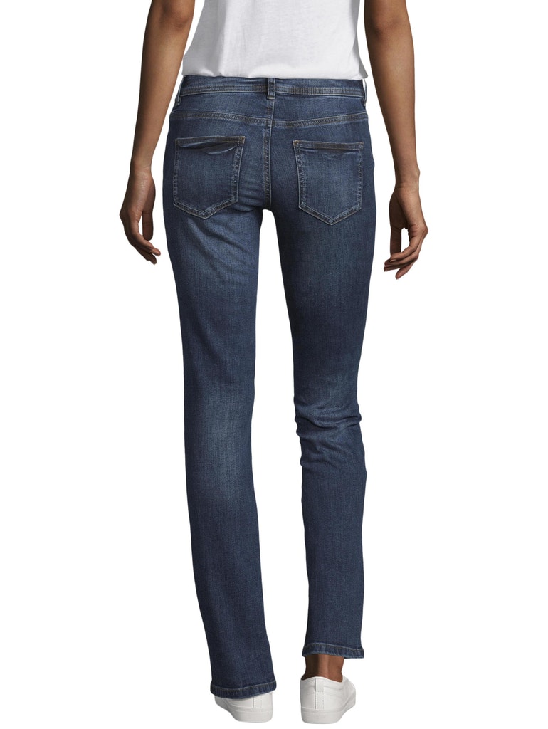 Tom Tailor Alexa straight, mid stone wash denim
