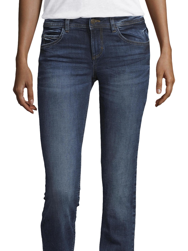 Tom Tailor Alexa straight, mid stone wash denim