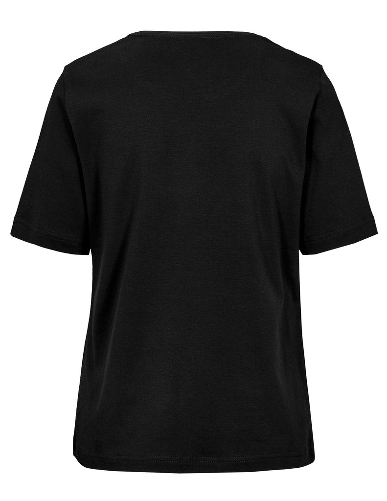 CLARINA Shirt mit Rundhalsausschnitt