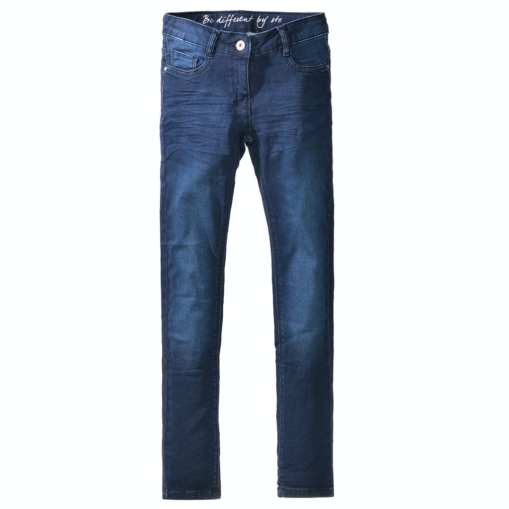Mädchen Skinny Jeans Regular Fit mit verwaschener Optik