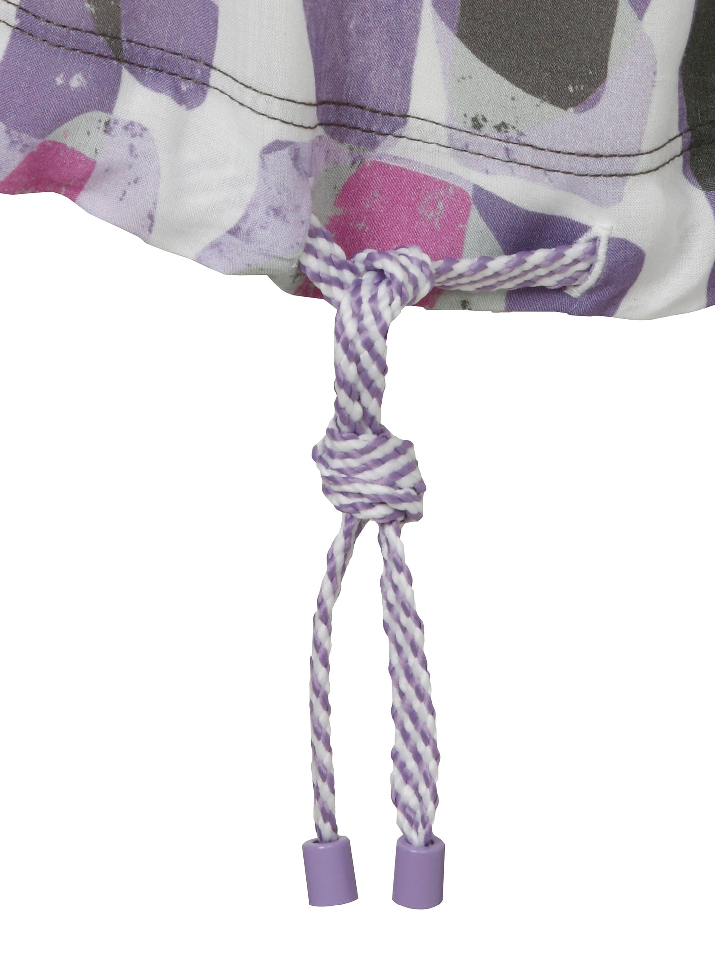 Bluse Rundhals ohne Arm Materialmix