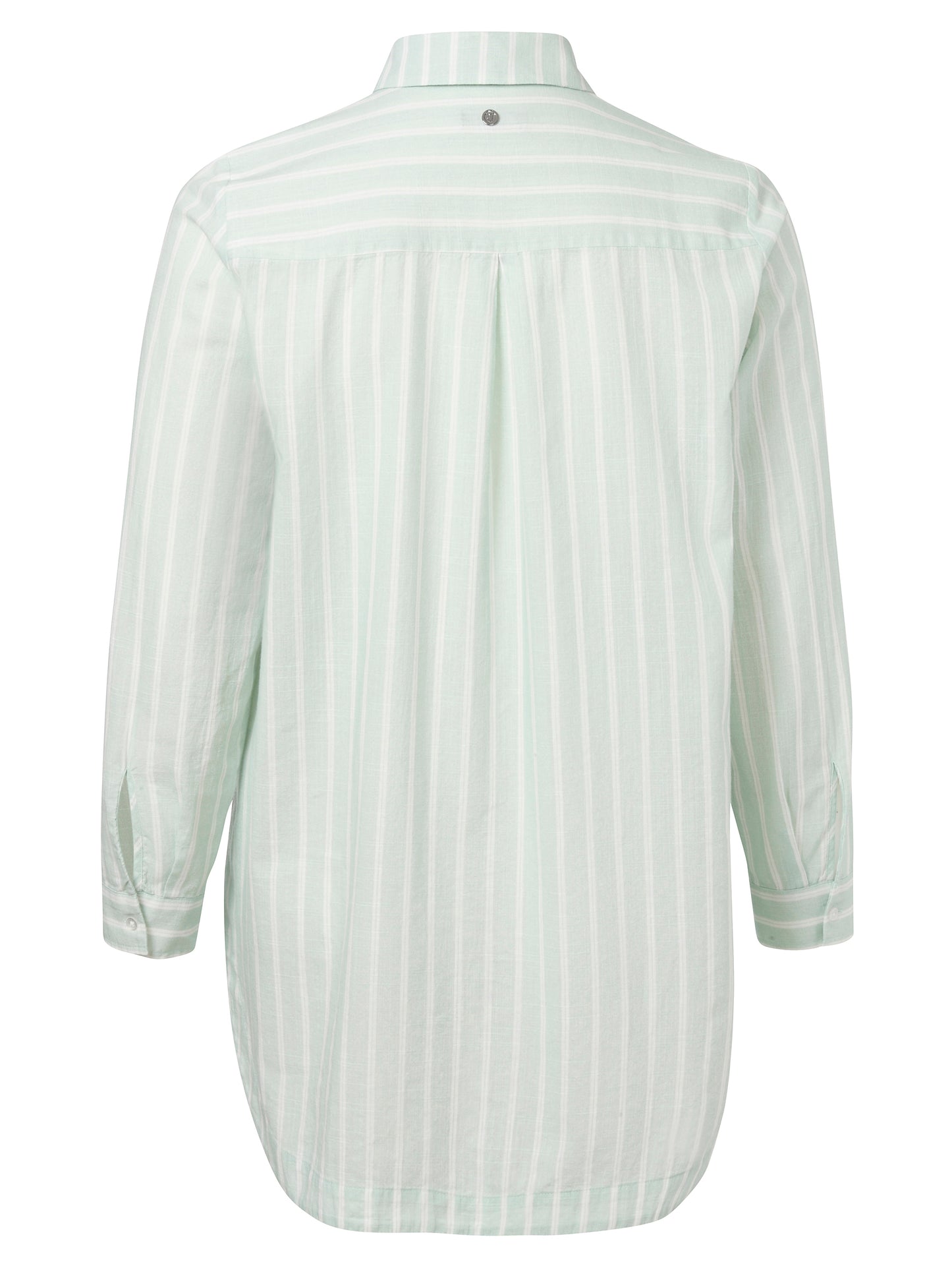 Bluse Hemdkragen 1/1 Arm Druck Streifen