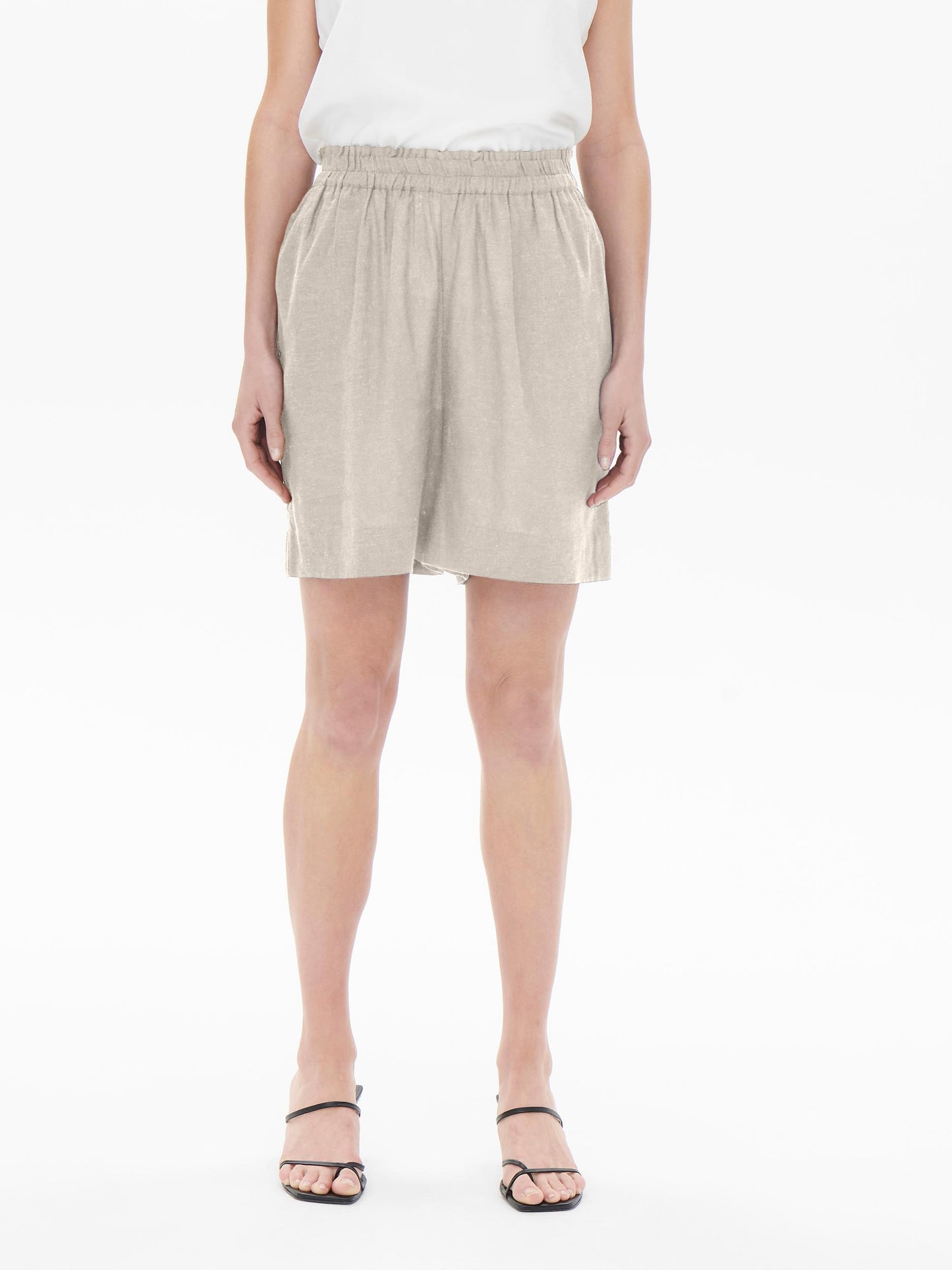 ONLTOKYO HW LINEN BLEND SHORTS PNT NOOS