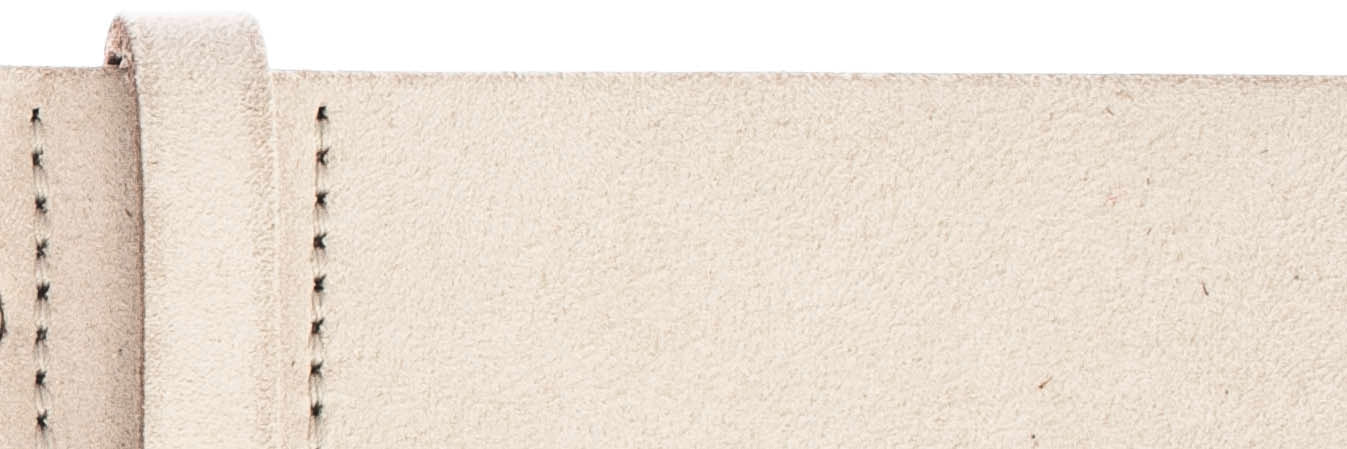 35 mm Veloursgürtel, dunkle vanille