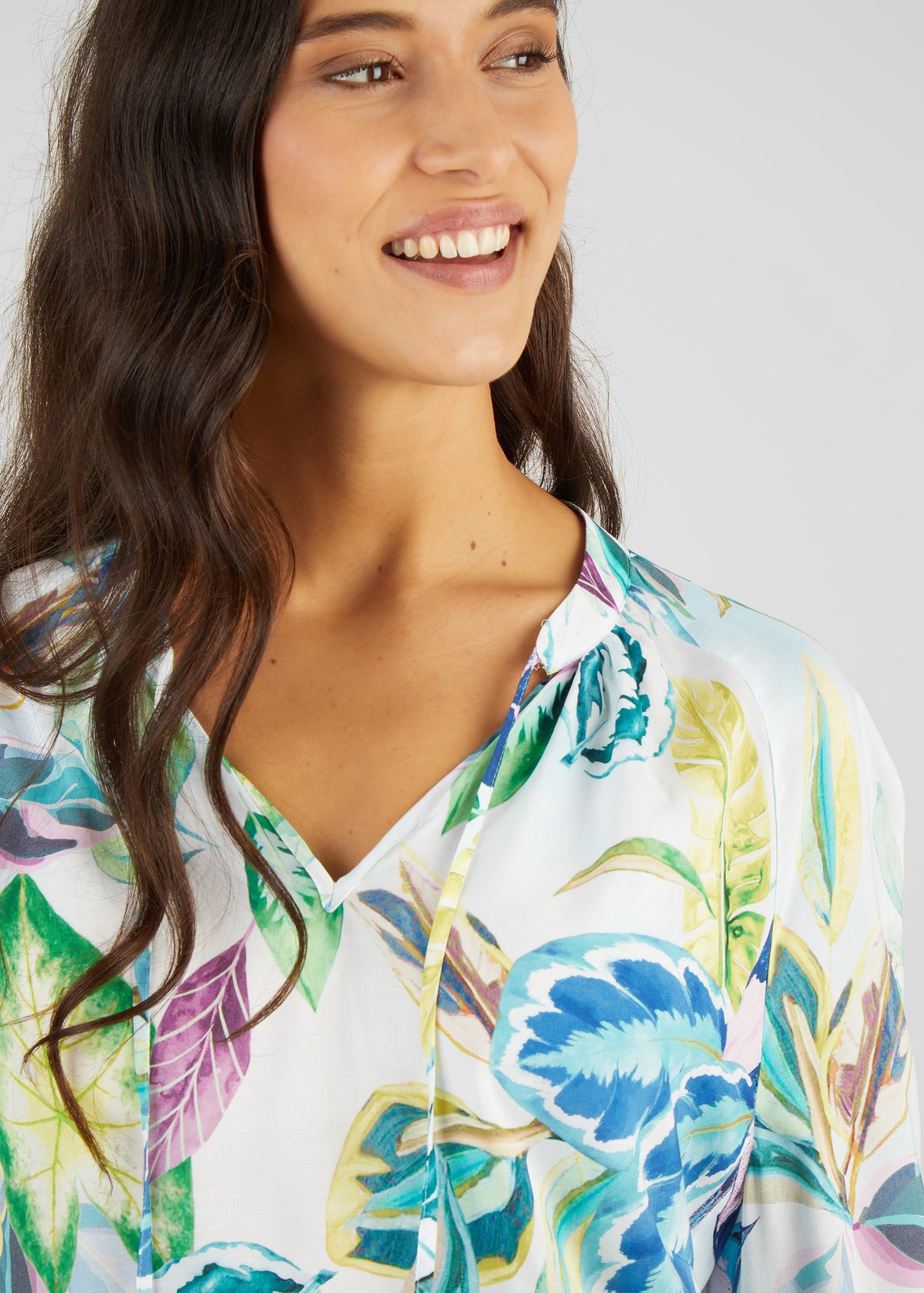 Bluse, Pastellblau