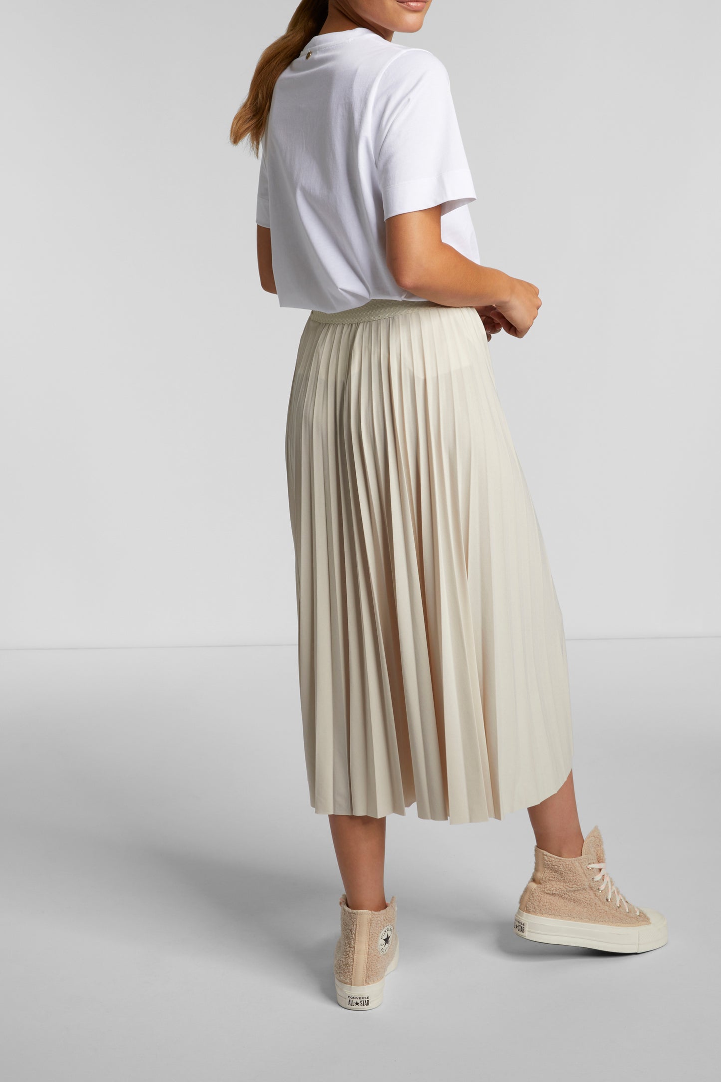 midi plissee skirt