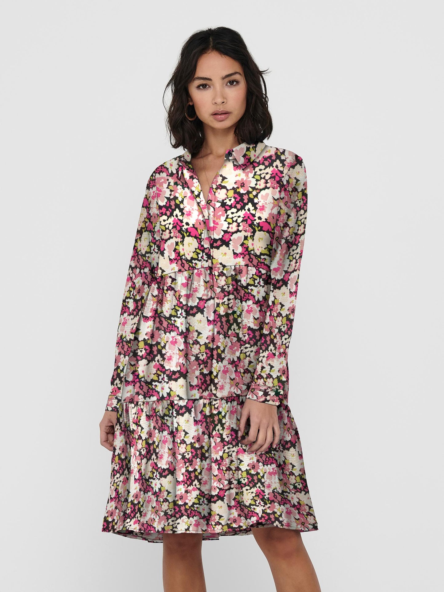 JDYPIPER L/S AOP SHIRT DRESS WVN NOOS