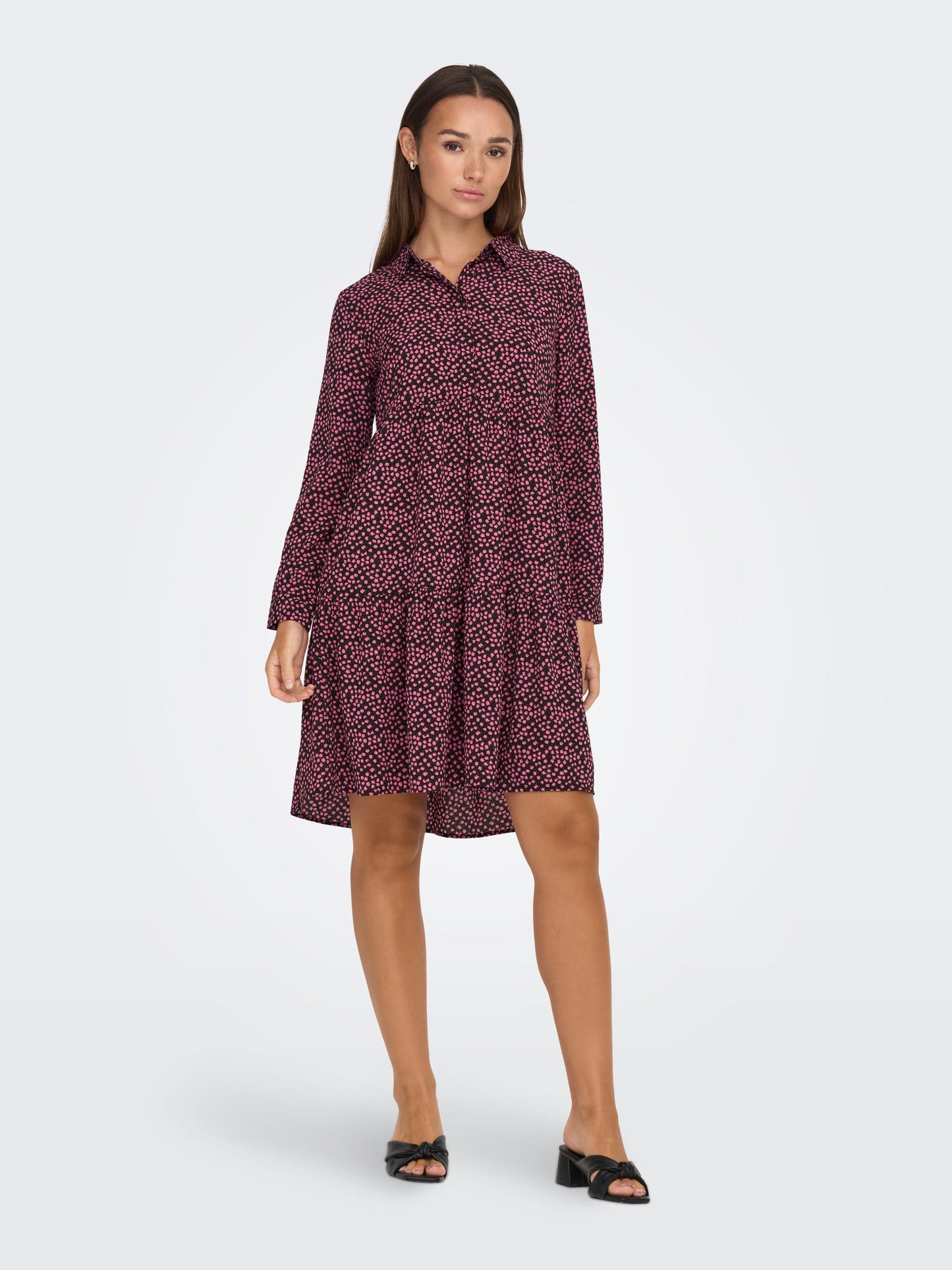 JDYPIPER L/S AOP SHIRT DRESS WVN NOOS