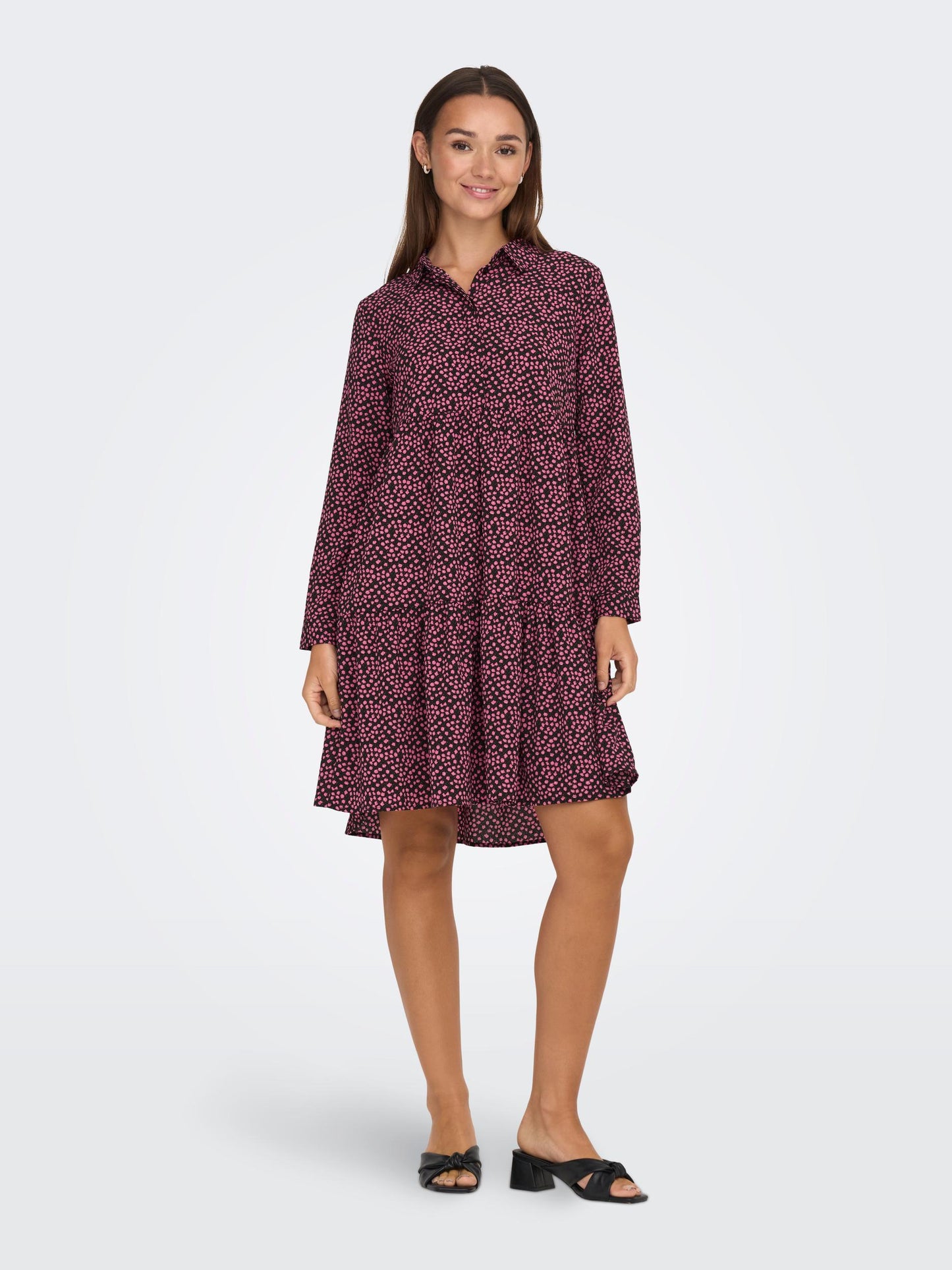 JDYPIPER L/S AOP SHIRT DRESS WVN NOOS