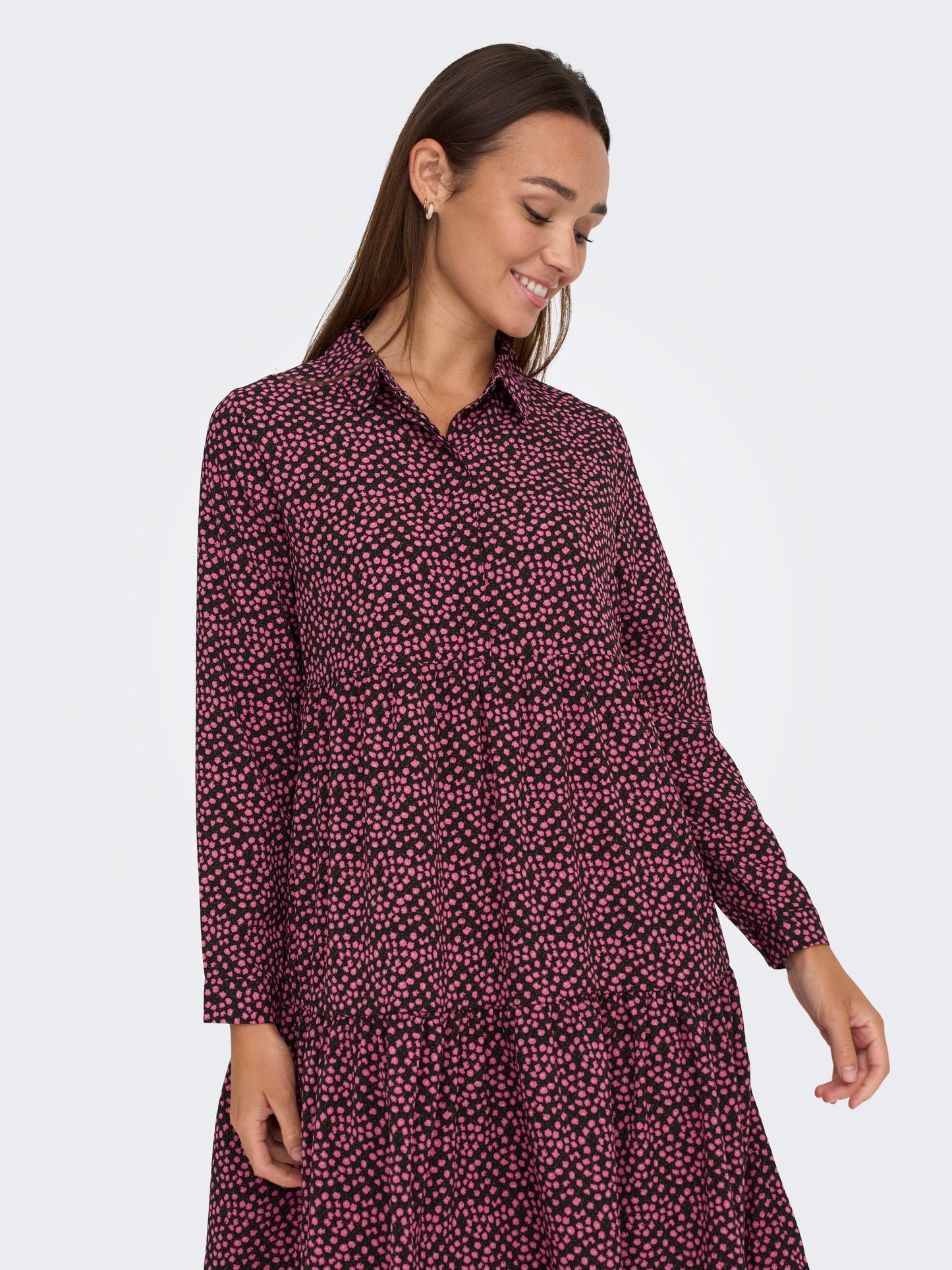 JDYPIPER L/S AOP SHIRT DRESS WVN NOOS