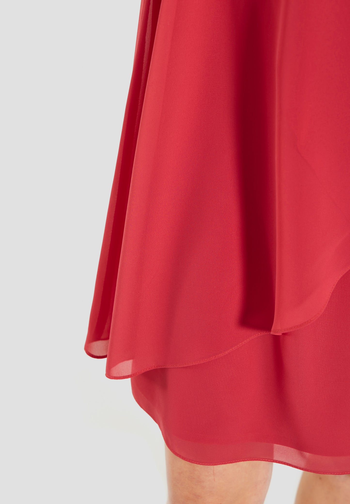 Curve / Cocktailkleid aus nachhaltigen Chiffon