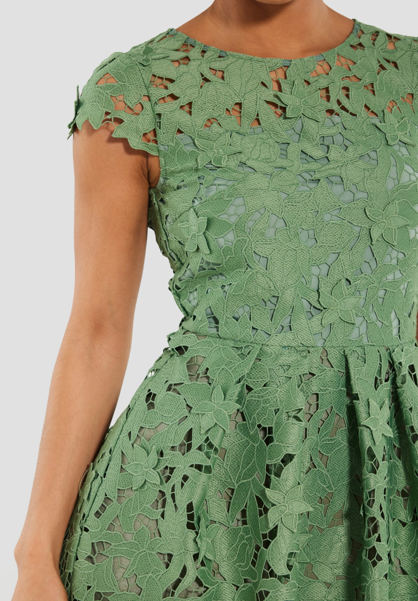 Midikleid aus Spitze