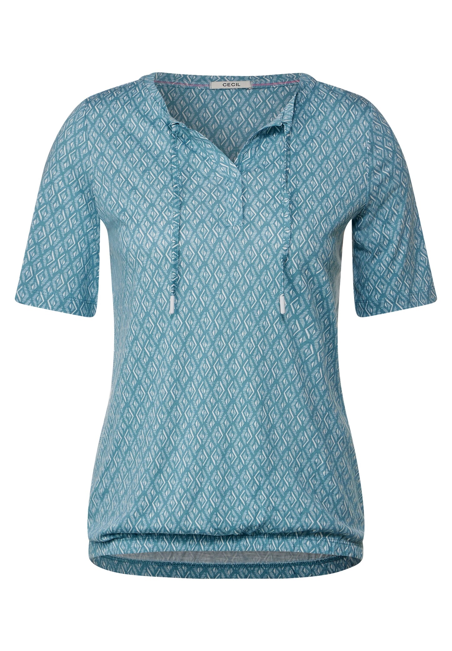 Shirt mit Rhombus Print