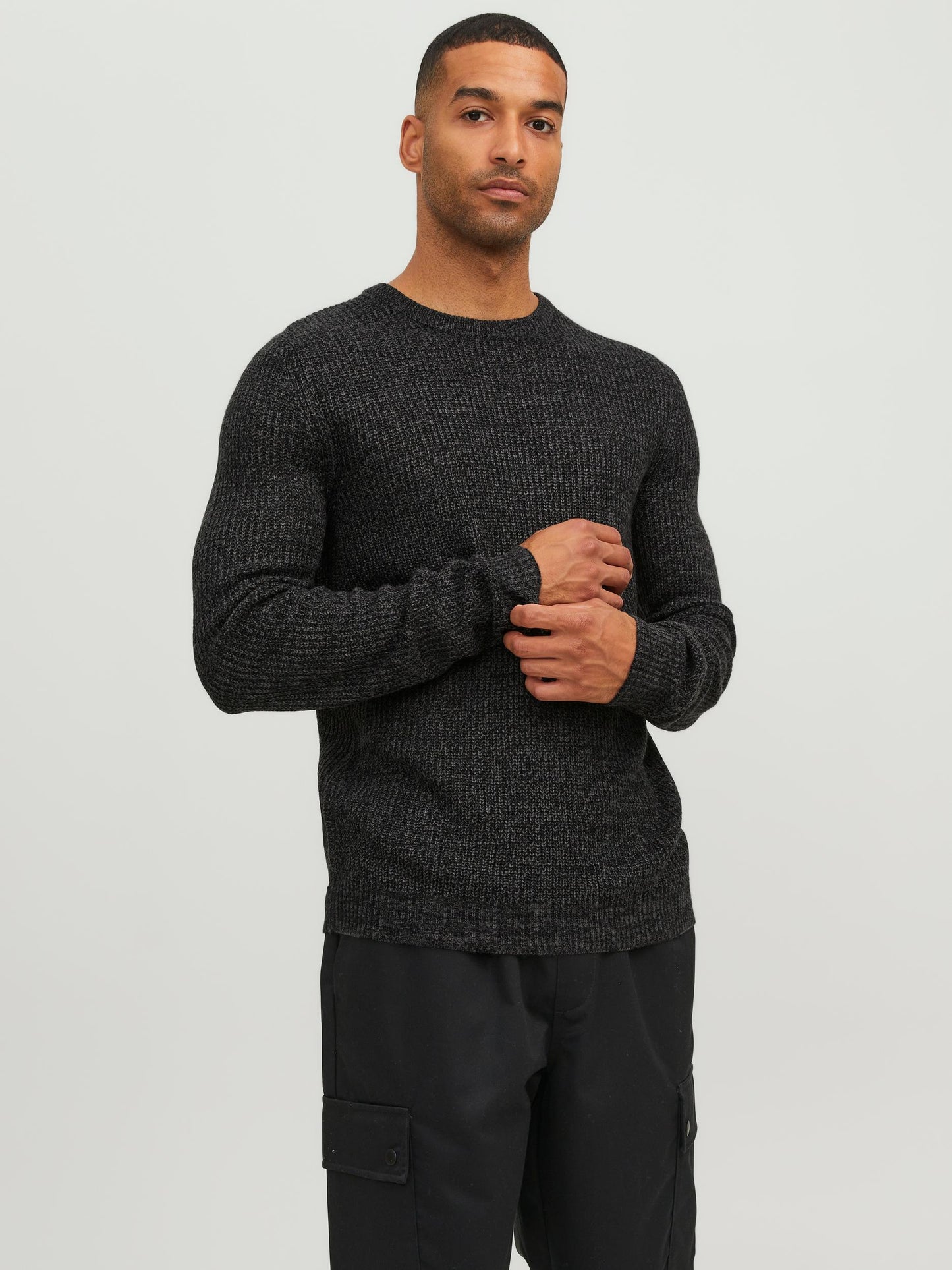 JCOTWIST STRIPED KNIT CREW NECK