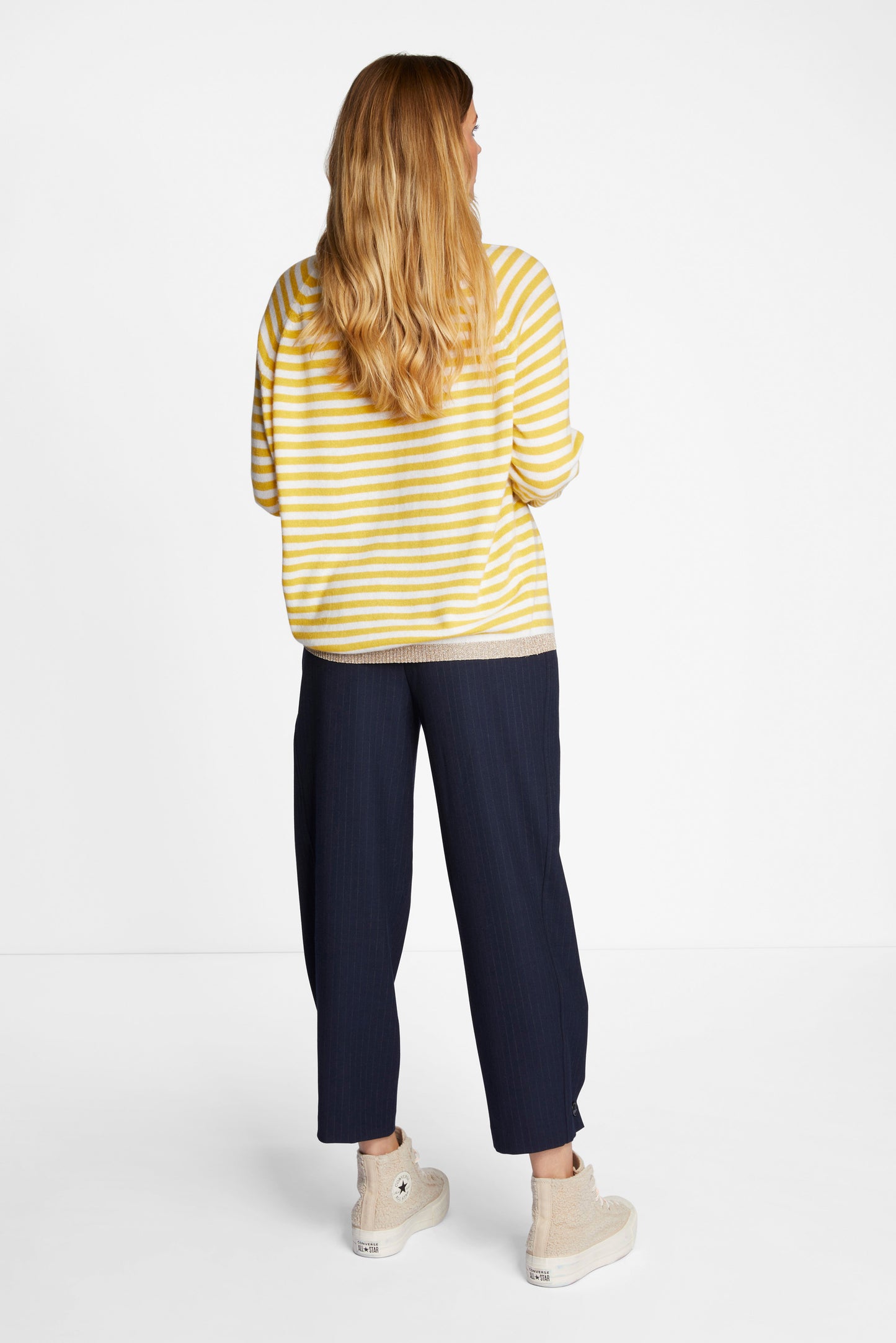 Carotte pinstripe pants EcoVero