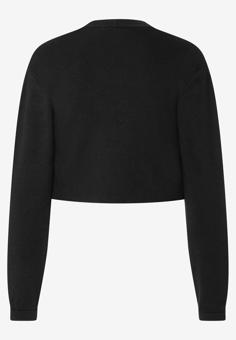 kurzer Cardigan schwarz GLAM-Kollektion