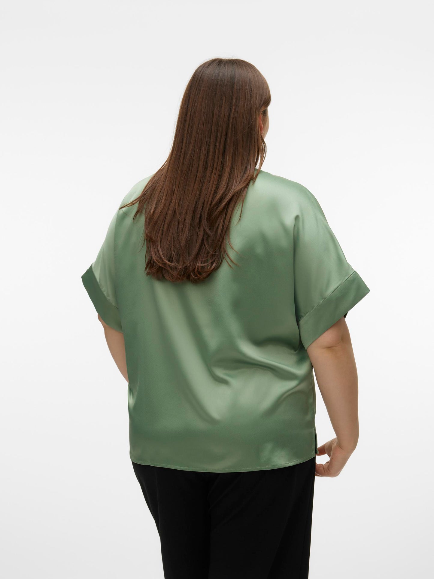 VMCMERLE 2/4 O-NECK TOP WVN GA CUR
