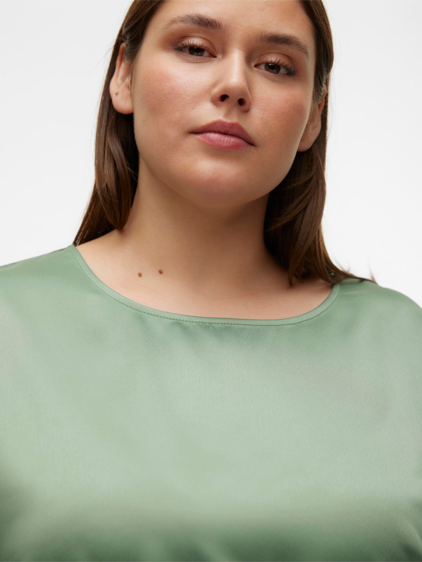 VMCMERLE 2/4 O-NECK TOP WVN GA CUR
