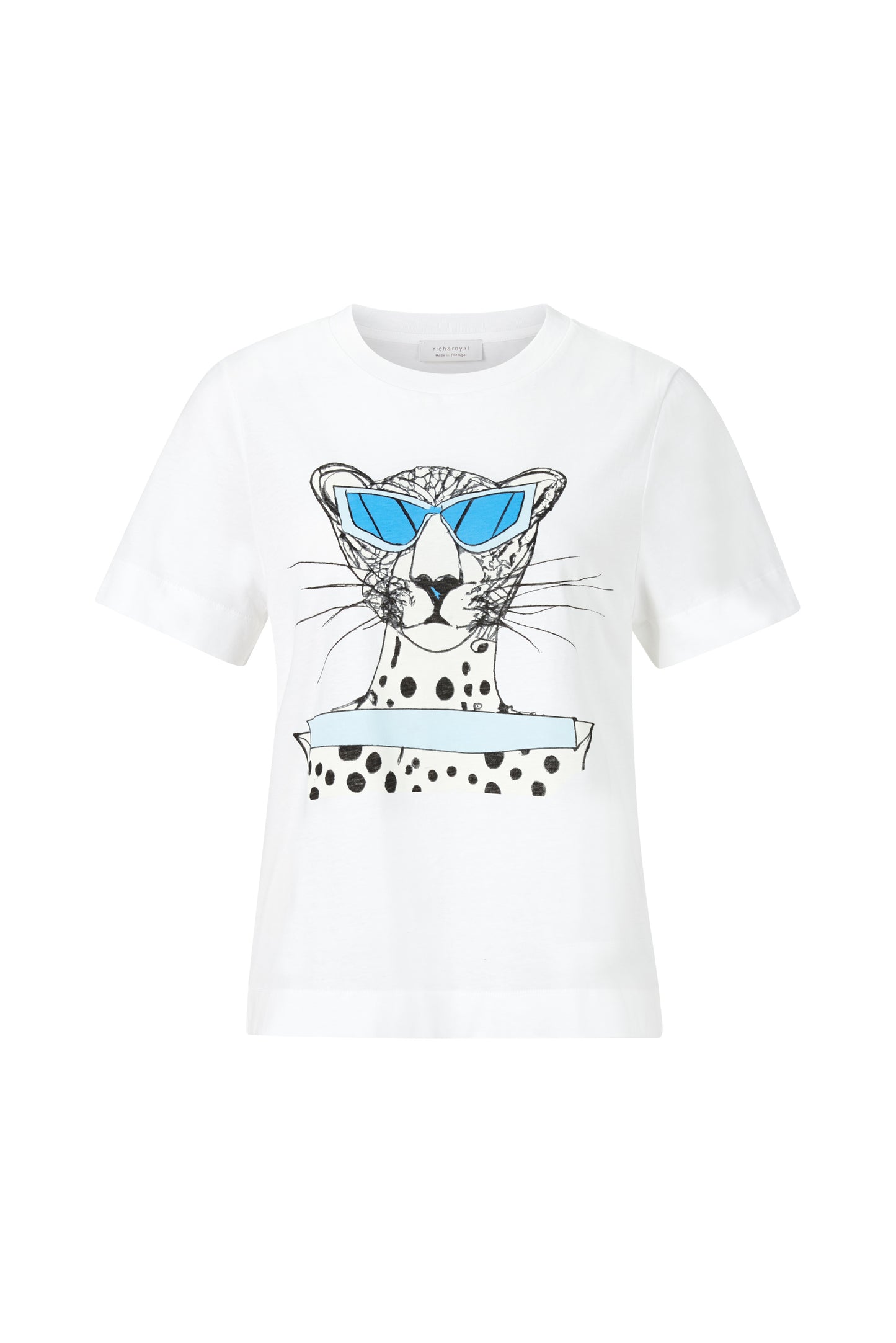 T-Shirt leo print organic