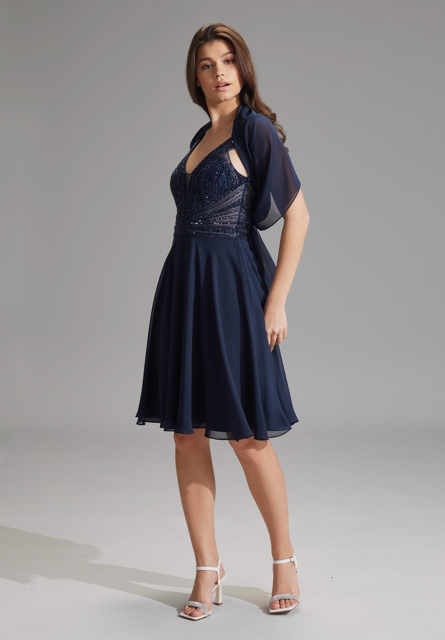 Stola aus Chiffon