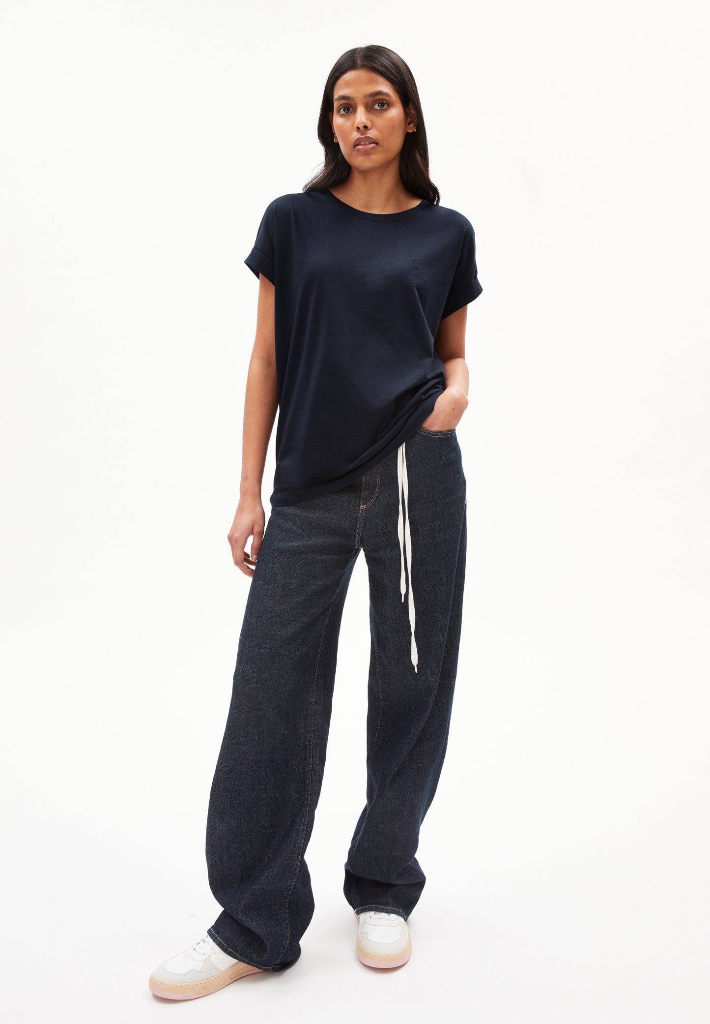 IDAARA Shirts T-Shirt Solid, night sky
