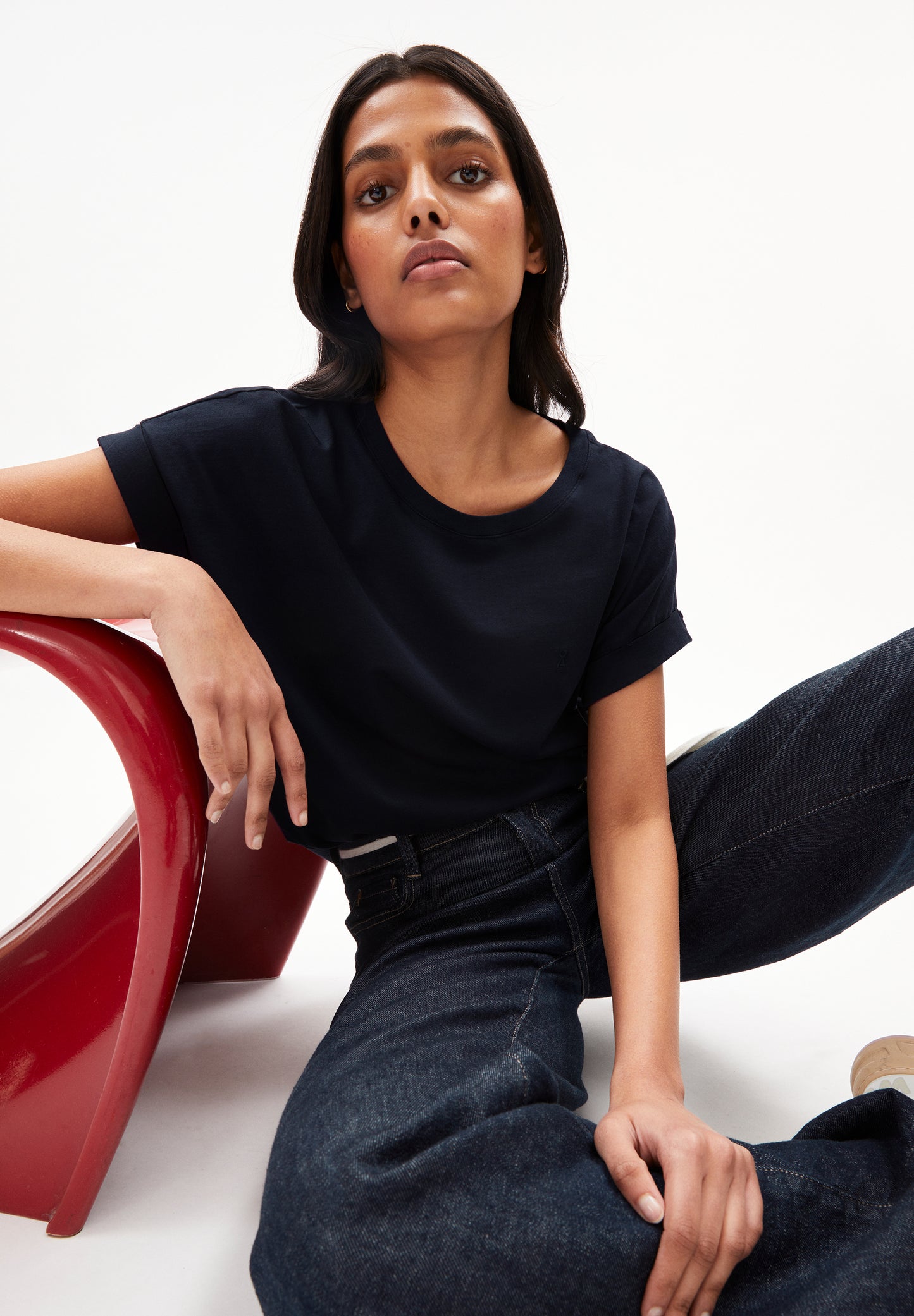 IDAARA Shirts T-Shirt Solid, night sky