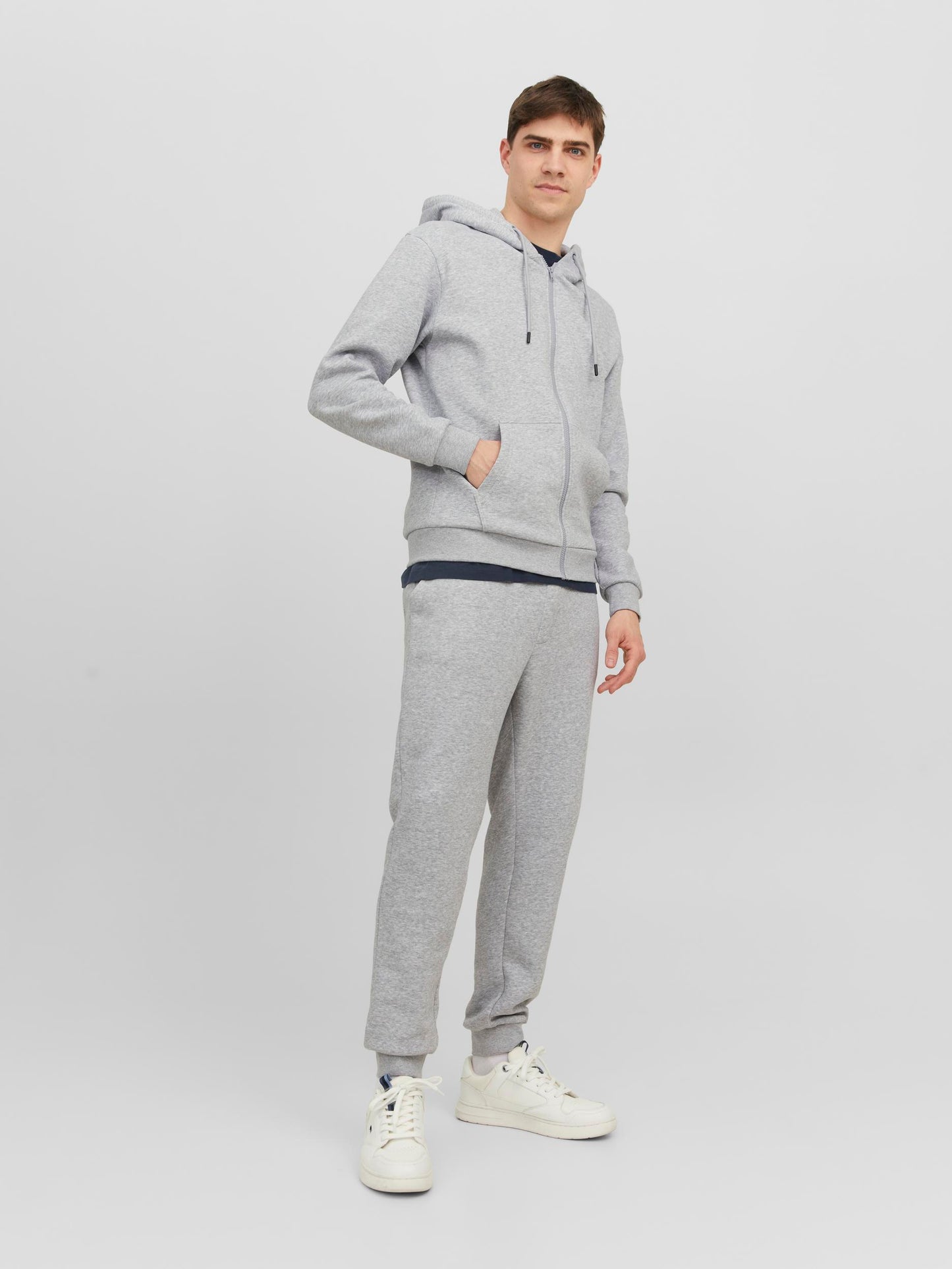 JJEBRADLEY SWEAT ZIP HOOD NOOS