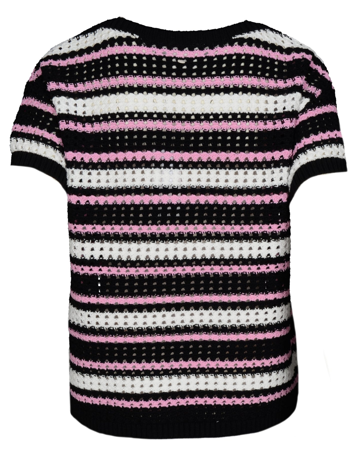 Openwork T-Shirt knitted