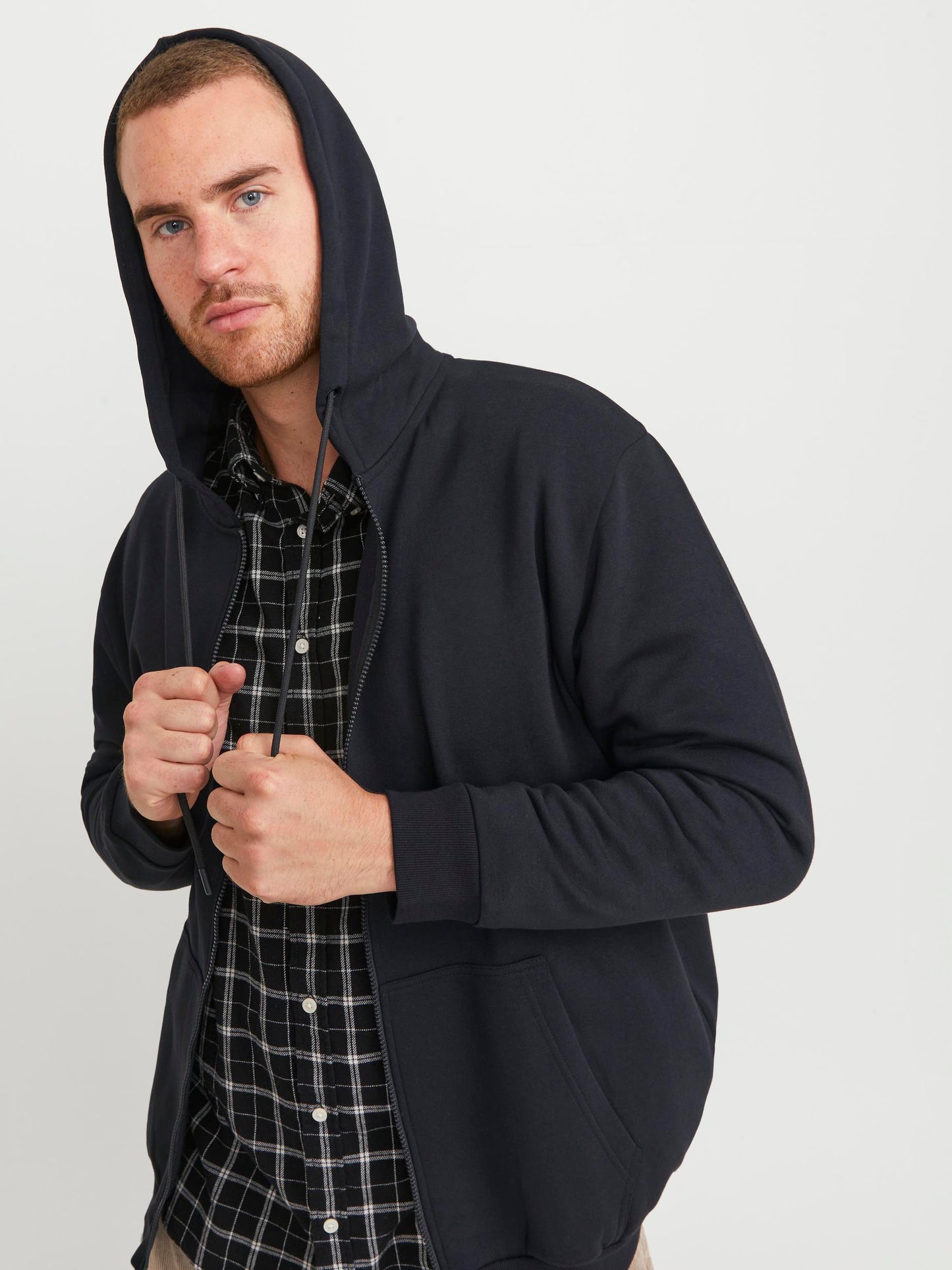 JJEBRADLEY SWEAT ZIP HOOD NOOS PLS