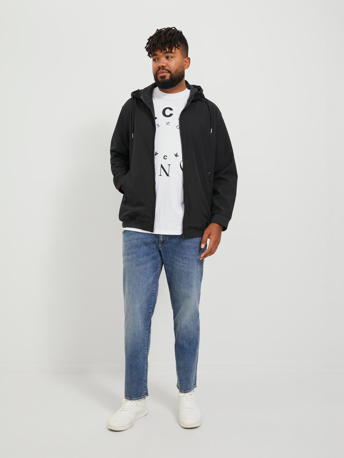 JJEBASIC SOFTSHELL HOOD NOOS PLS