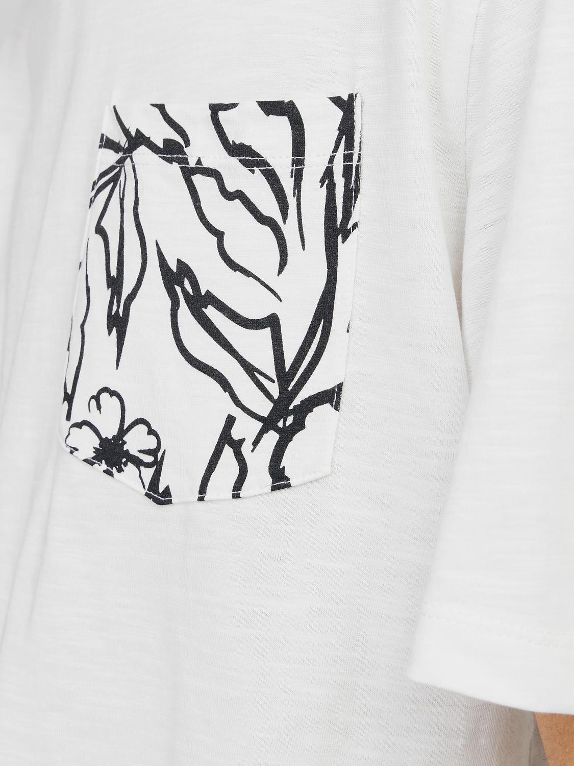 JORLAFAYETTE POCKET TEE SS CREW NECK LN