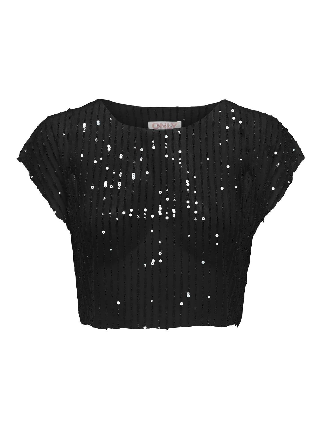 ONLESTRID BEL CAPSLEEVE TOP WVN