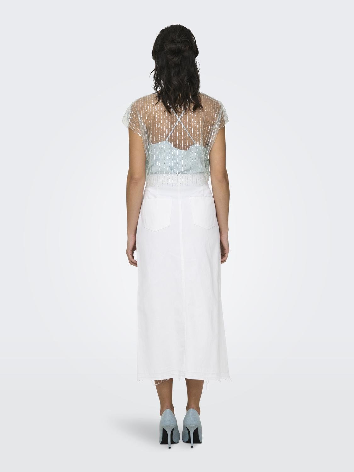 ONLESTRID BEL CAPSLEEVE TOP WVN
