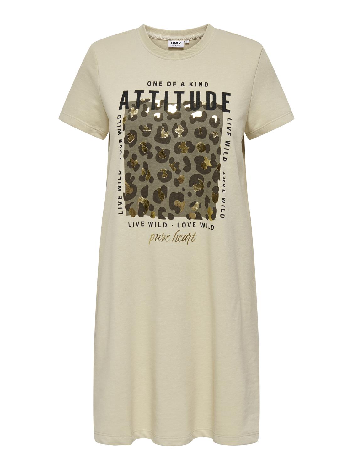 ONLFRIDA S/S WILD DRESS BOX UB SWT