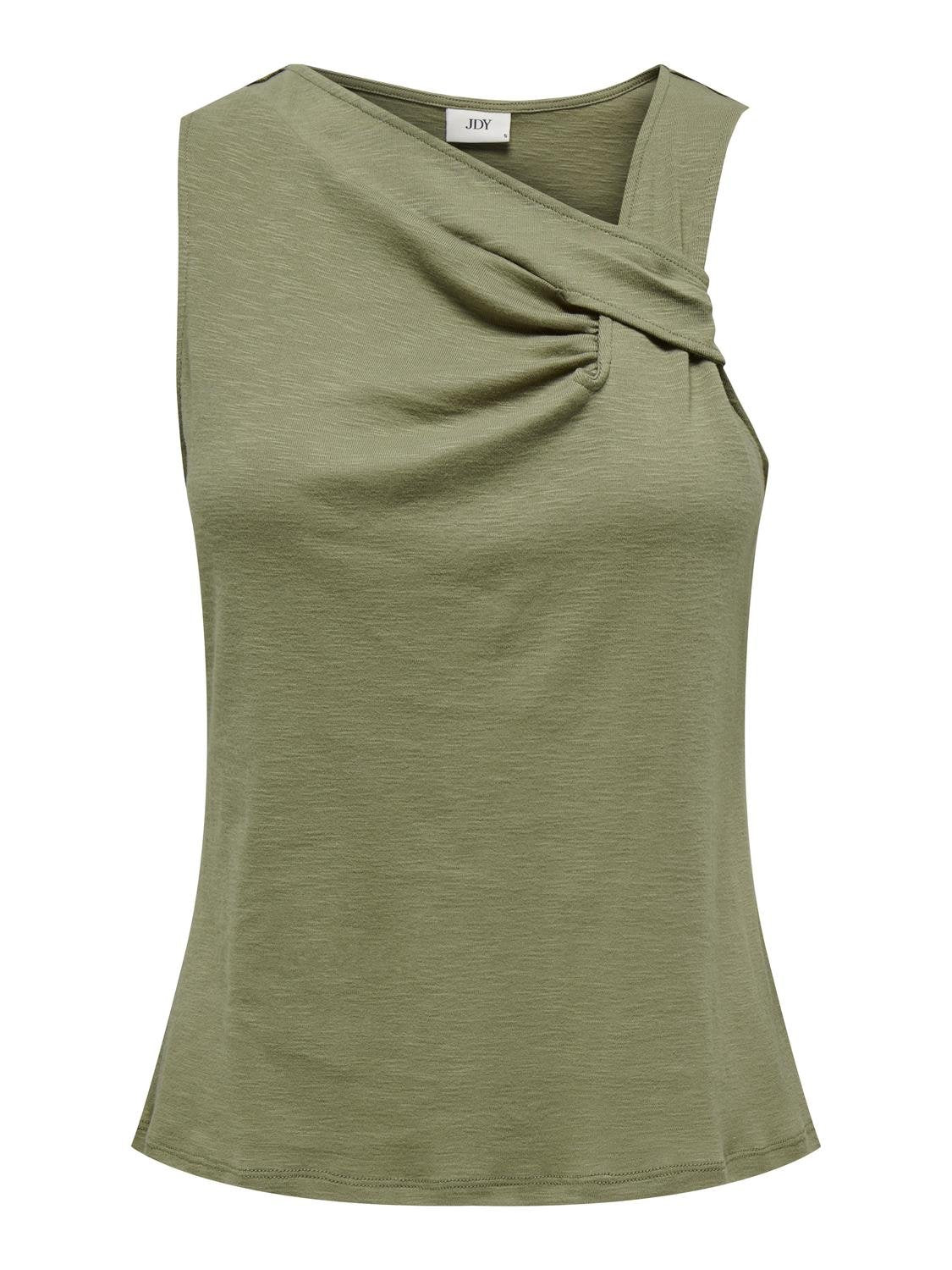 JDYAMY S/L KNOT TANK TOP JRS
