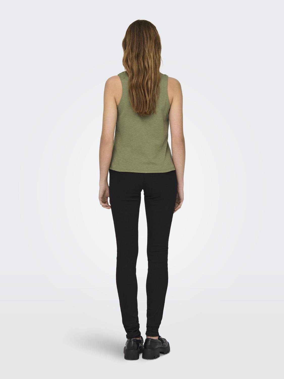JDYAMY S/L KNOT TANK TOP JRS