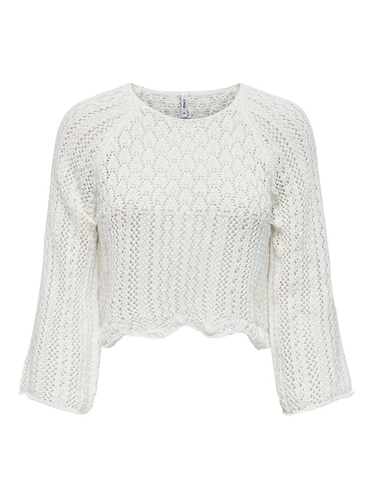 ONLNOLA LIFE  3/4 PULLOVER KNT NOOS