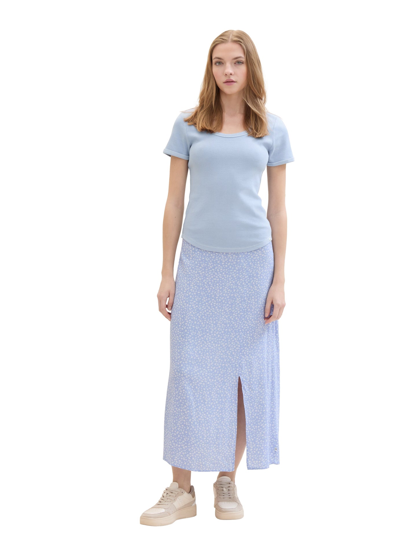 T-Shirt aus Ripp