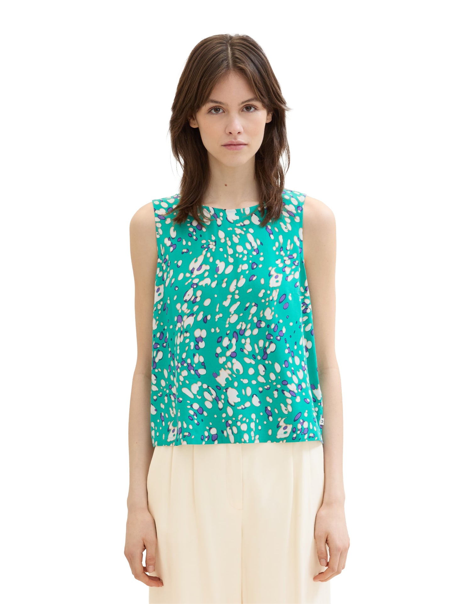 printed viscose top