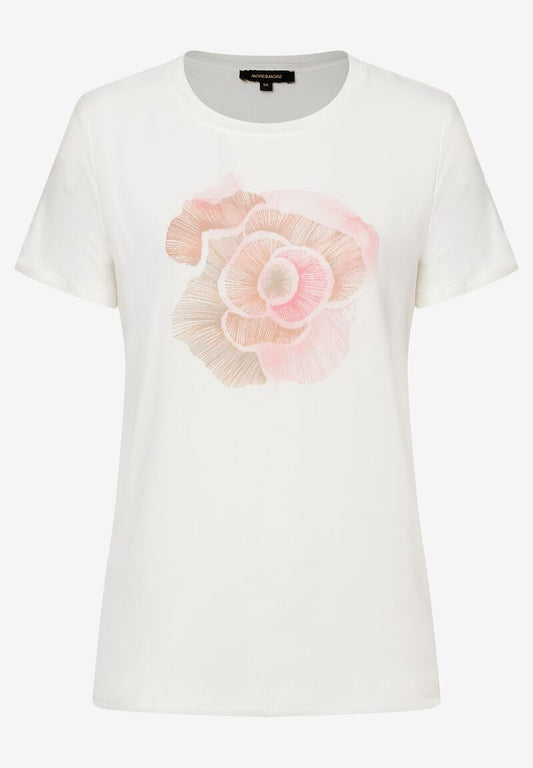 gedoppeltes T-Shirt mit Frontprint  ecru  Sommer-Kollektion