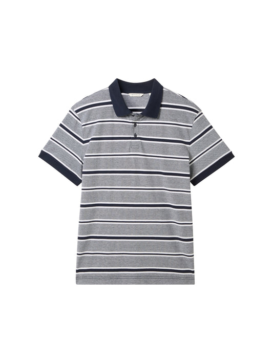 Poloshirt mit Streifenmuster