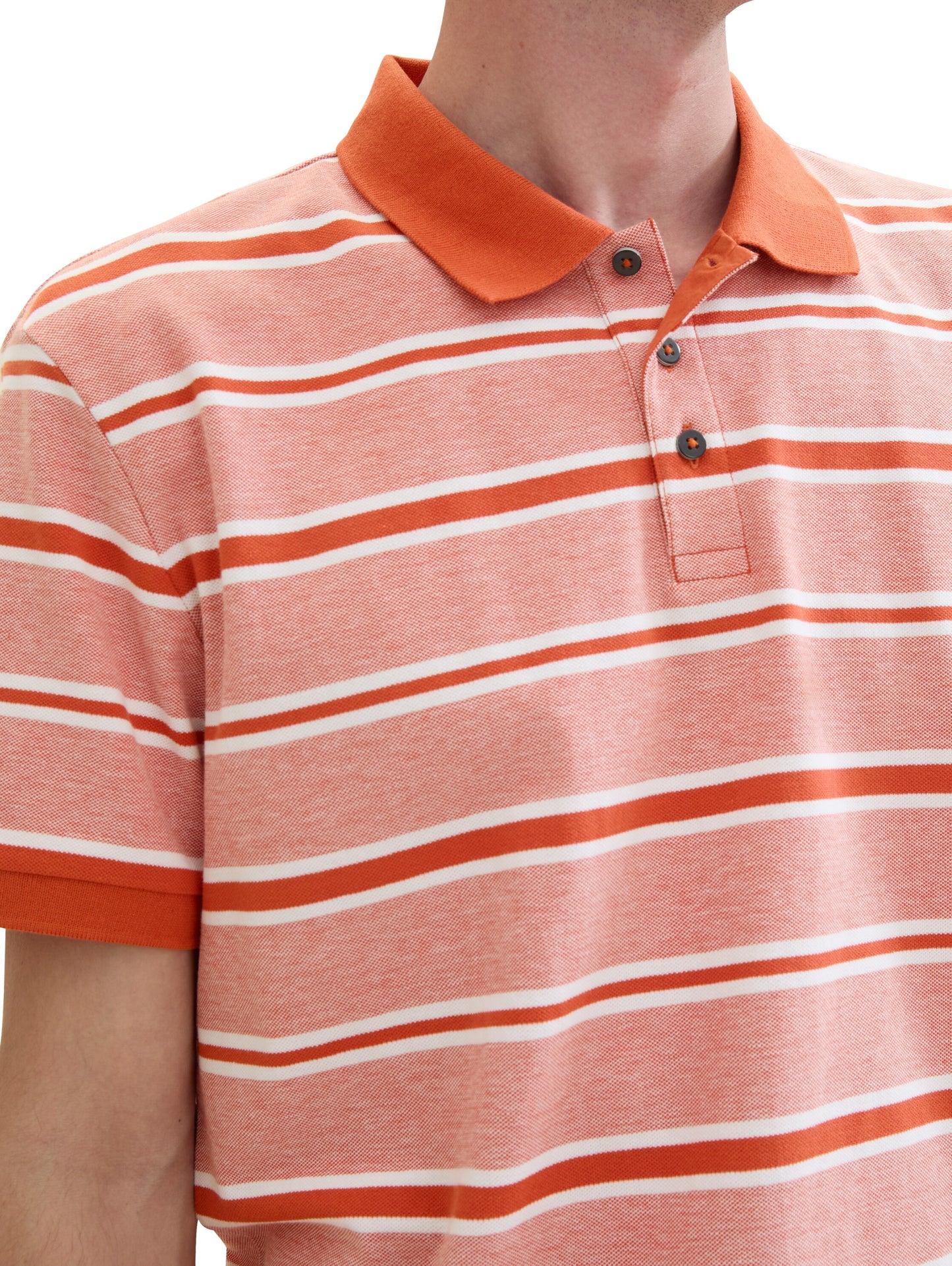 Poloshirt mit Streifenmuster
