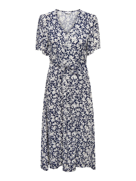ONLHALIA LIFE S/S MIDI DRESS WVN NOOS